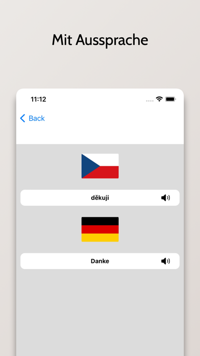 Tschechisch-Deutsch Wörterbuch Screenshot