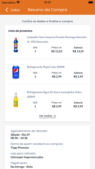 Unicooper Supermercados Screenshot
