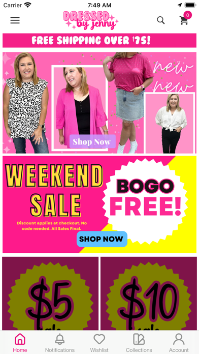 Dressed by Jenny Boutique Screenshot