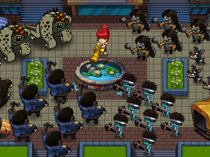 Beauty vs Zombie Survival