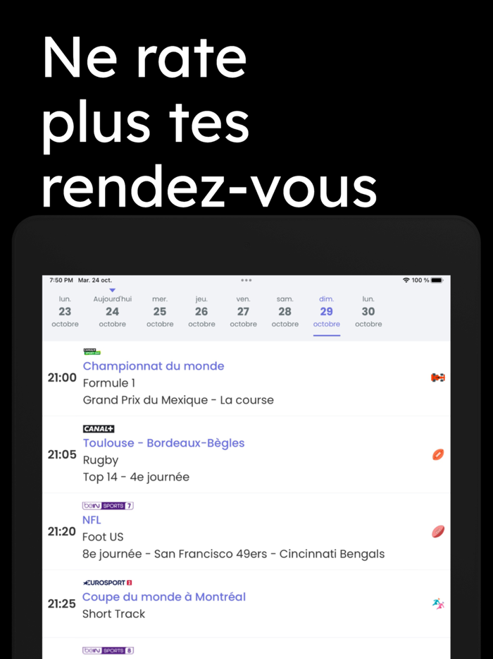 TV Sports - programme sportif
