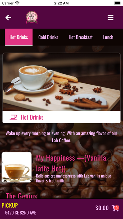The Coffee Lab PDX Screenshot