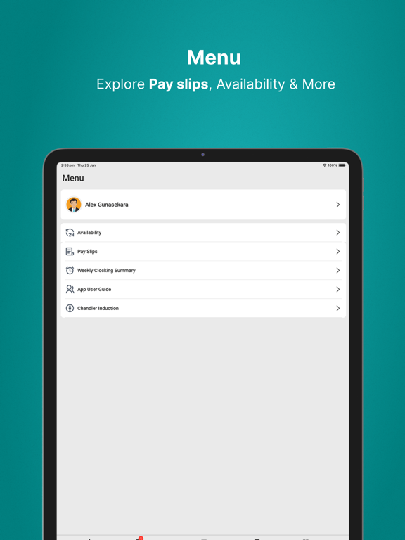 Chandler Personnel iPad screenshot 7 - Business app