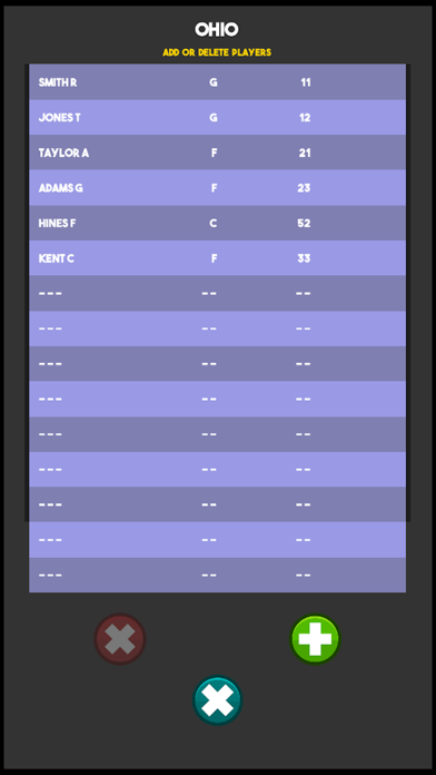Basketball Score Keep Screenshot