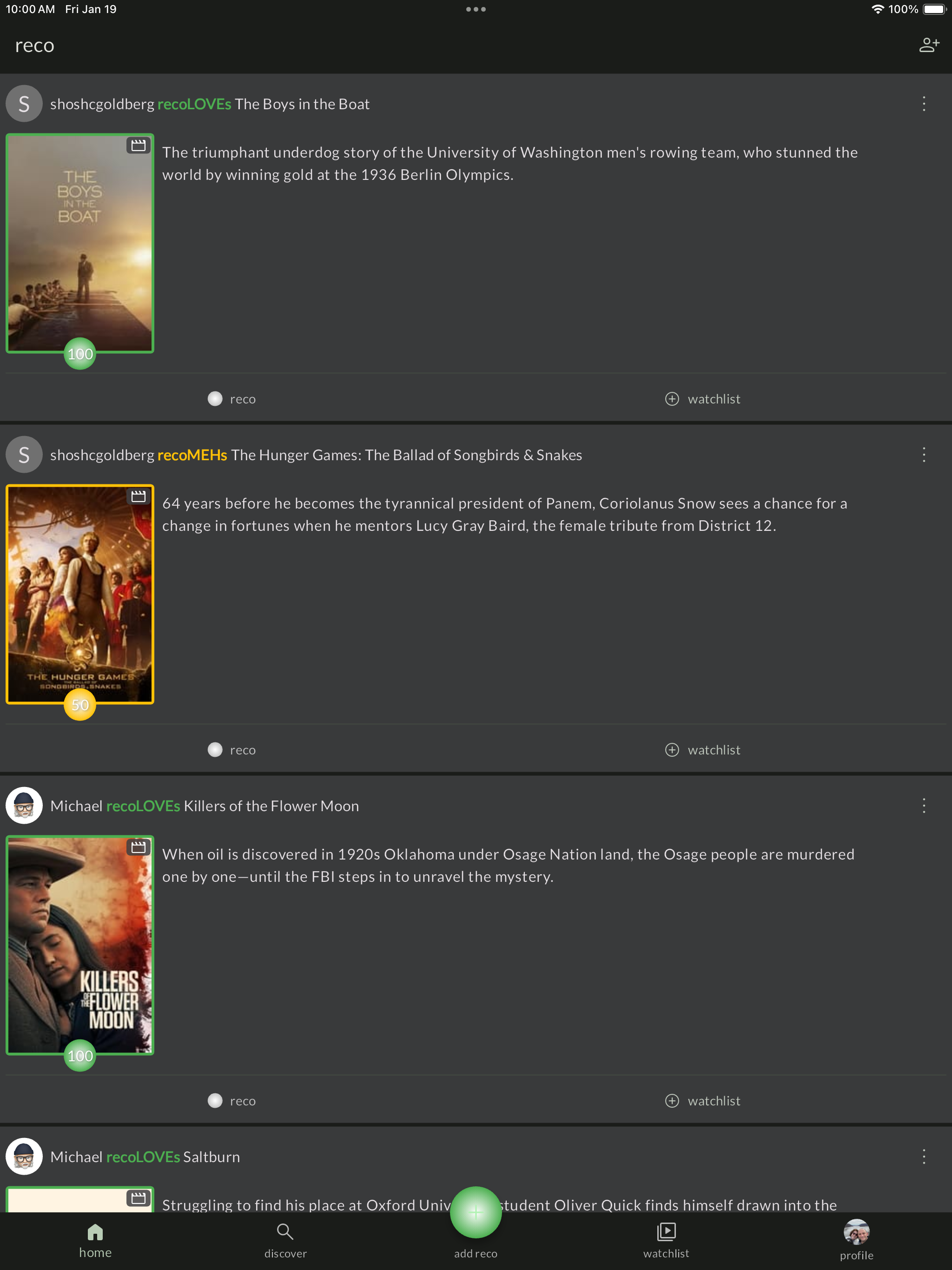 reco - What to Watch