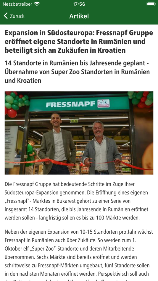 #1. FRESSNAPP (iOS) 由: Staffbase GmbH