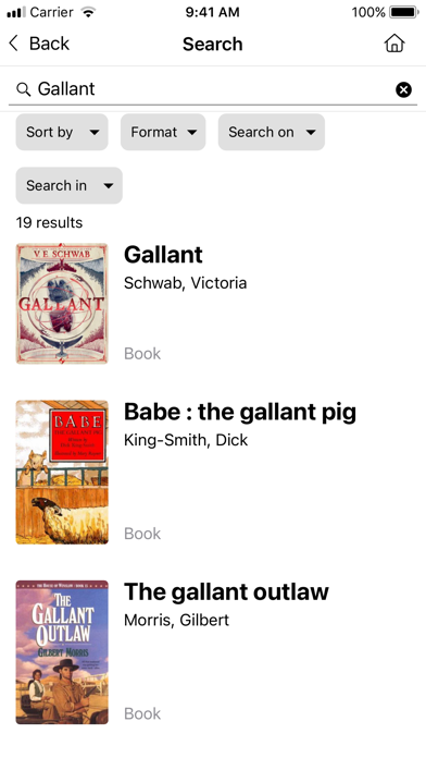 Ponca City Library Screenshot