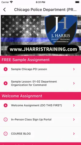 Game screenshot J. Harris Police Training apk