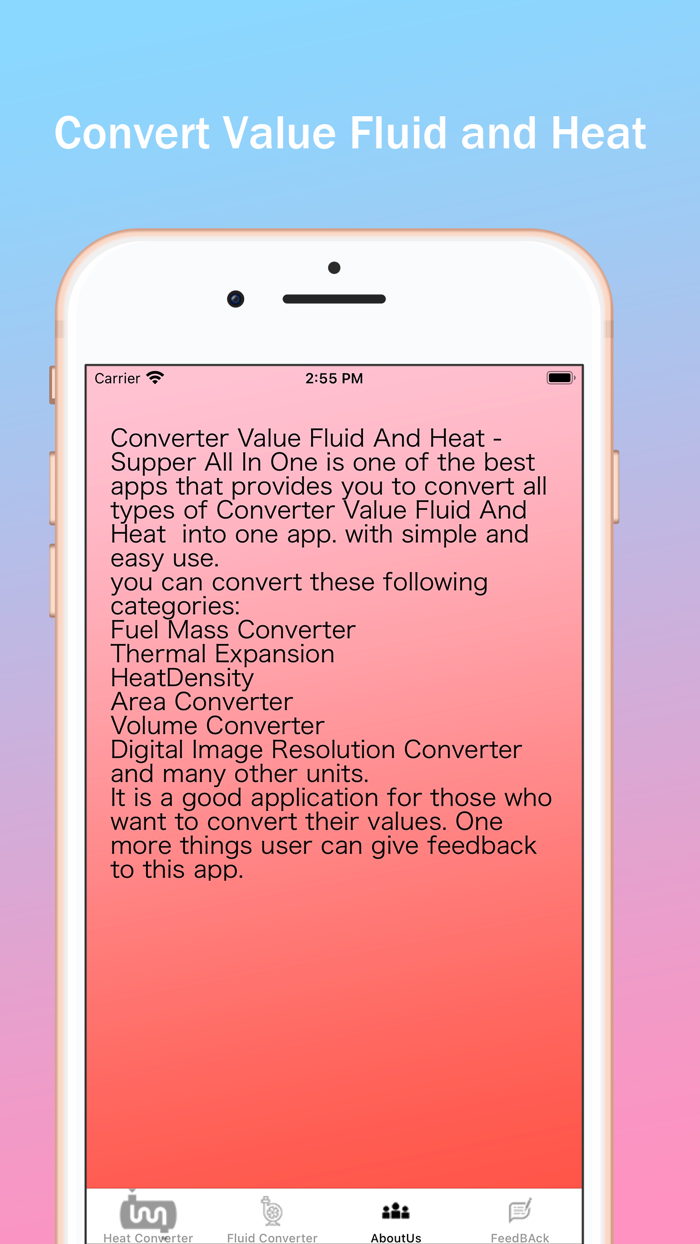 Converter Value Fluid And Heat