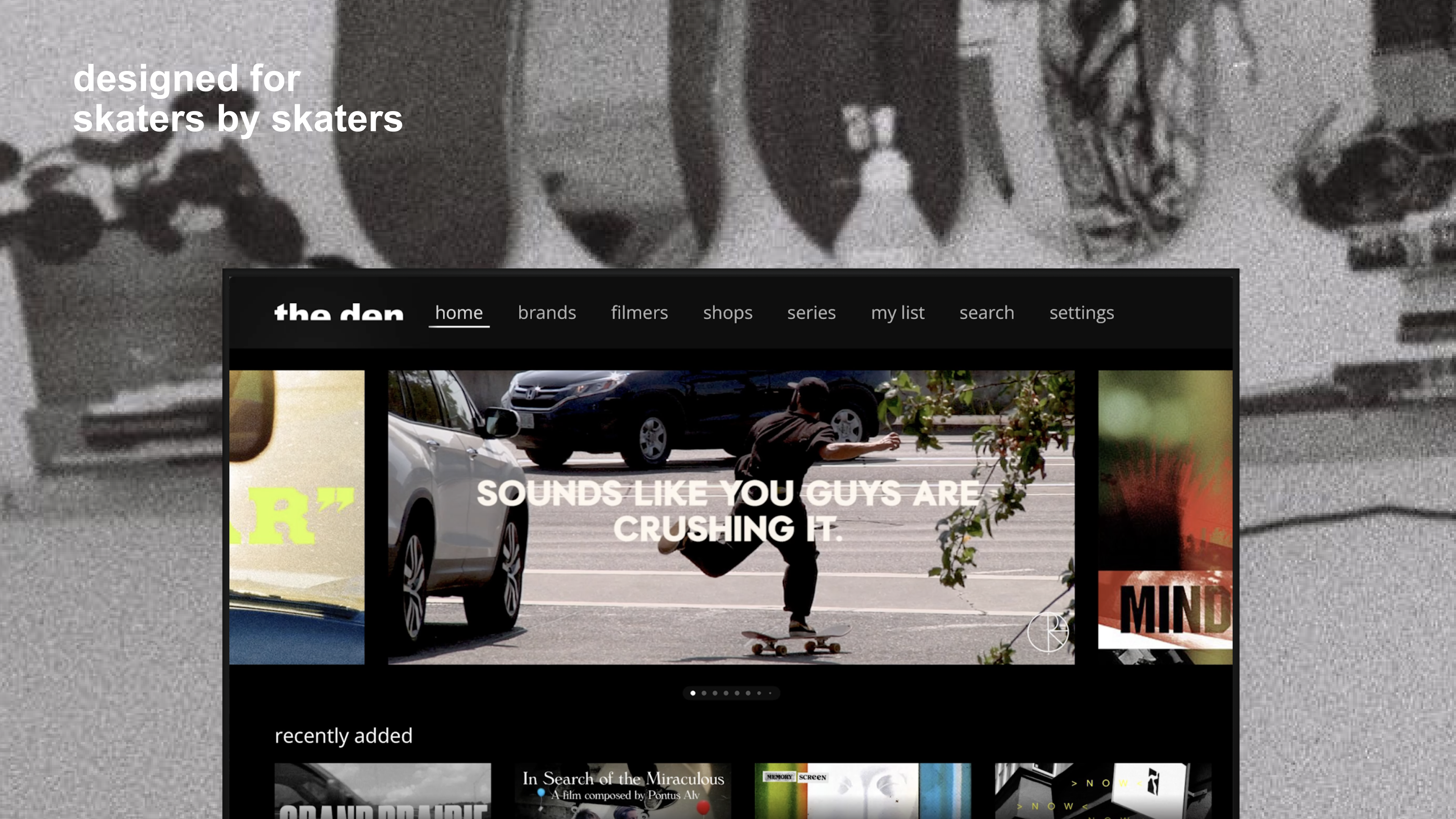 the den - skateboard videos