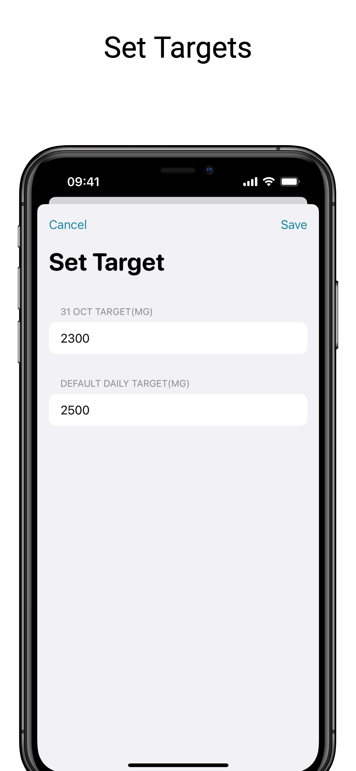 Sodium Tracker & Counter