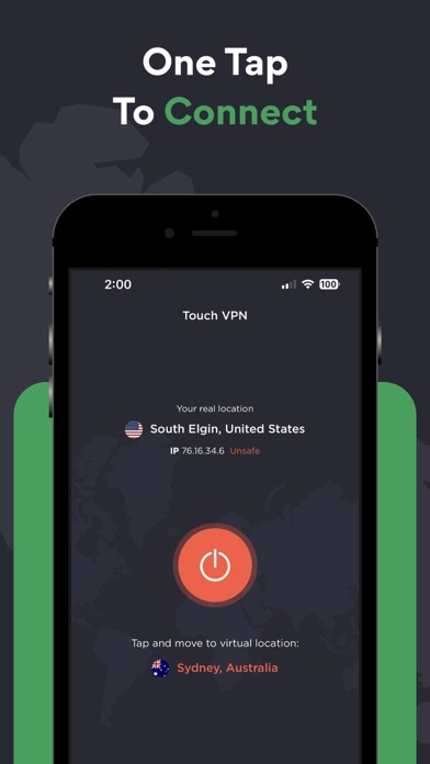 Touch VPN Secure Hotspot Proxyのおすすめ画像2