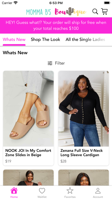 Momma B's Boutique Screenshot