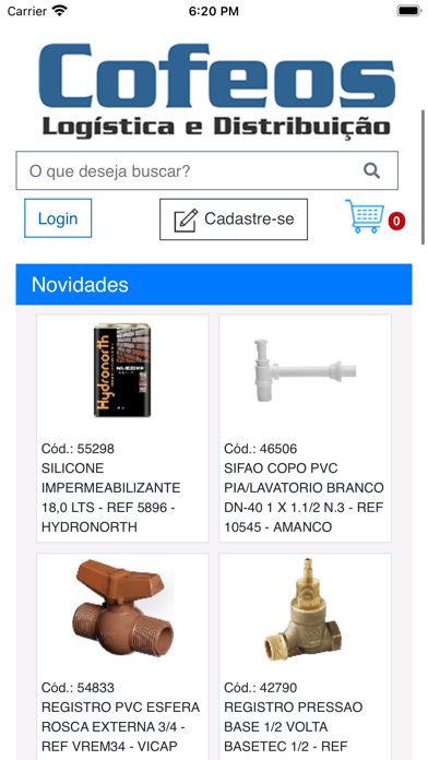 Cofeos Site Screenshot
