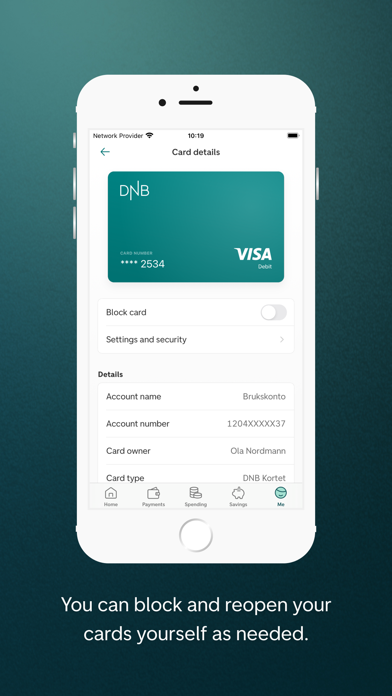 DNB Mobile Bank Screenshot