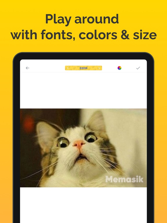 Screenshot #6 pour Memasik: Meme maker app