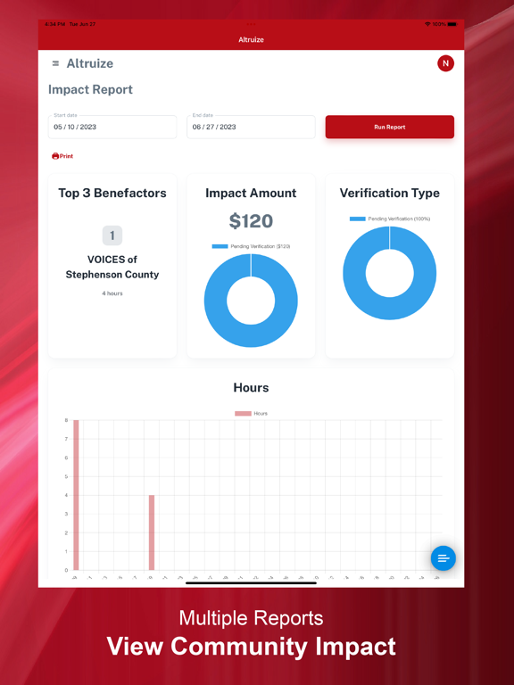 Altruize iPad screenshot 3 - Utilities app