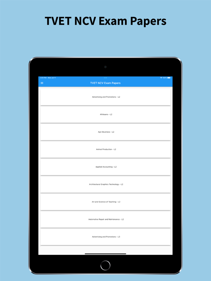 TVET NCV Exam Papers