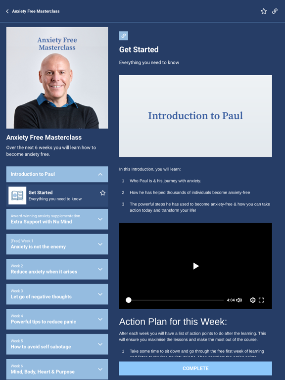 Screenshot #4 pour Anxiety Free Masterclass