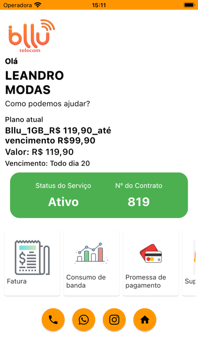 Bllu Telecom Screenshot
