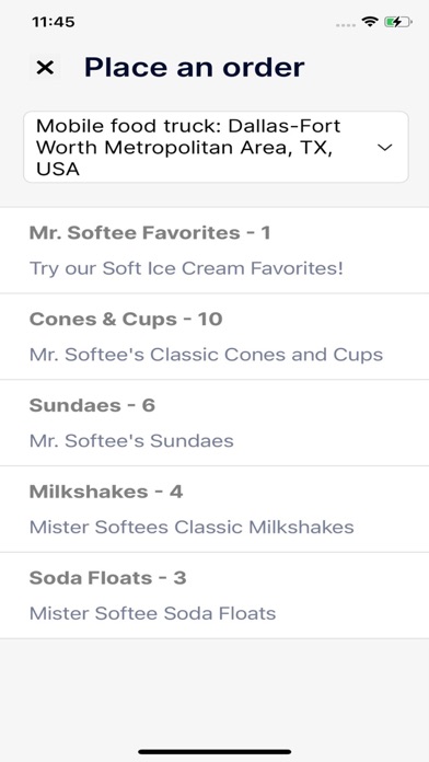 Mister Softee DFW Screenshot