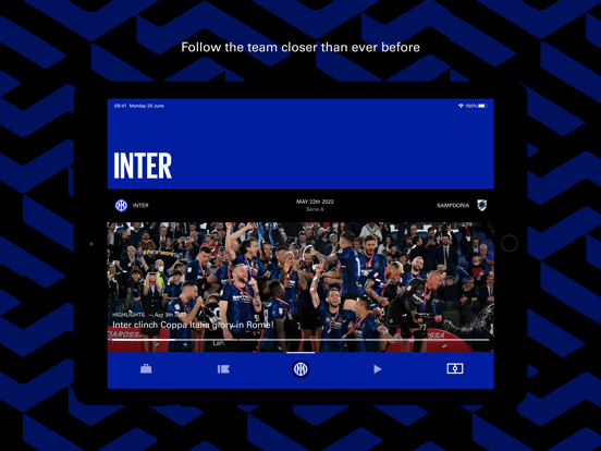 Inter Official App iPad screenshot 6 - Sports app
