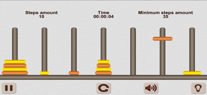 The Tower of Hanoi Math puzzle