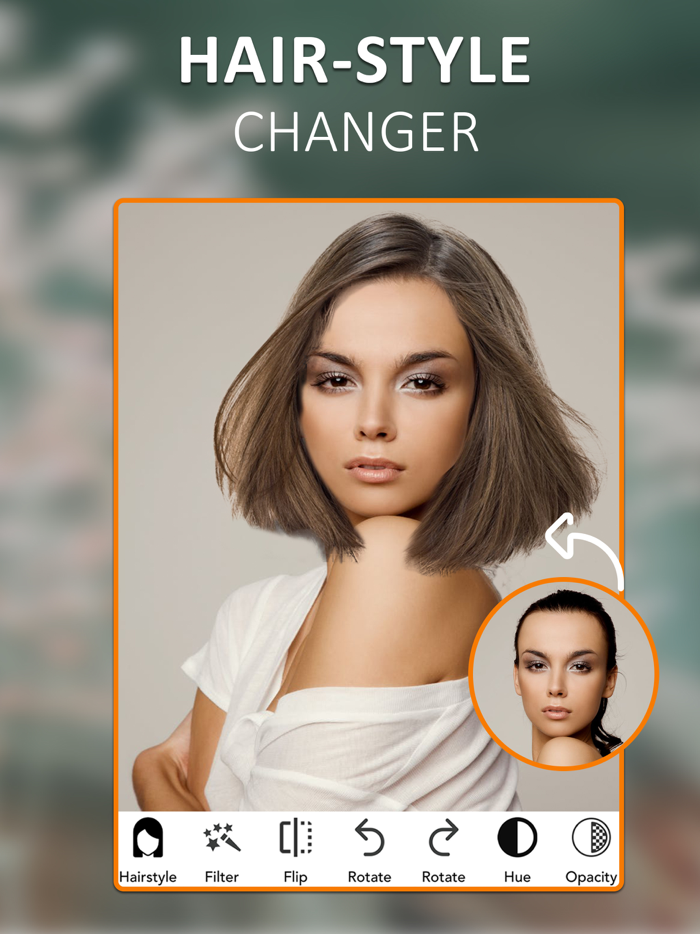 Hair style color changer App