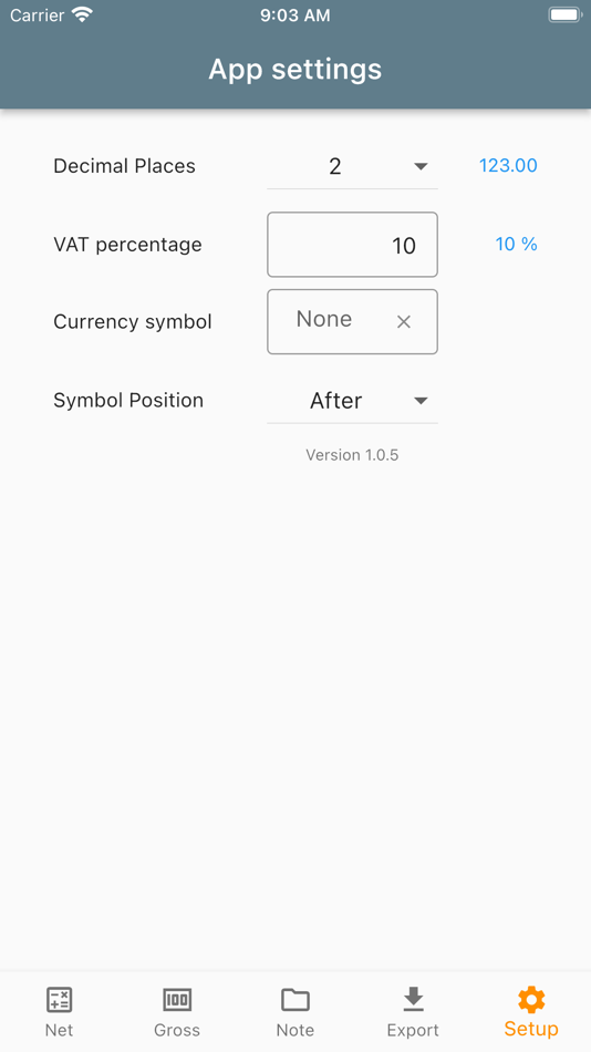 #5. Calculator VAT net gross (iOS) 由: SnowdropSoft