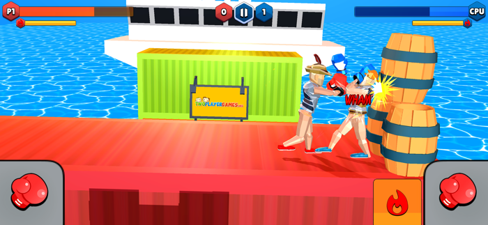 Funny Ragdoll Wrestlers - 2P