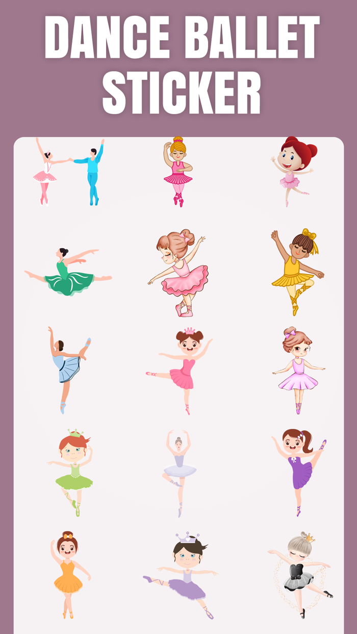 Dance Ballet Sticker Pack