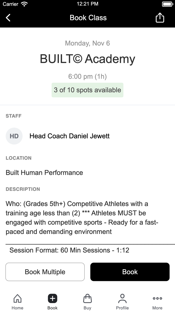 BUILT© Human Performance