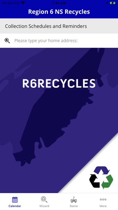 Region 6 NS Recycles Screenshot