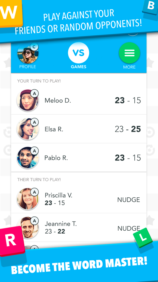 #4. Wordox - Multiplayer word game (iOS) Podle: IsCool Entertainment