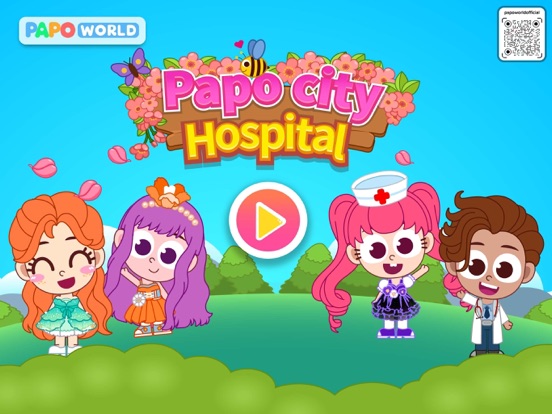 Papo City: Hospital iPad screenshot 1 - Education app