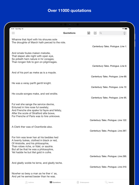 Screenshot #5 pour Familiar Quotations - Bartlett