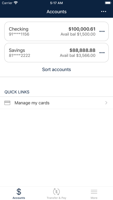Scale Bank MN Personal Banking Screenshot