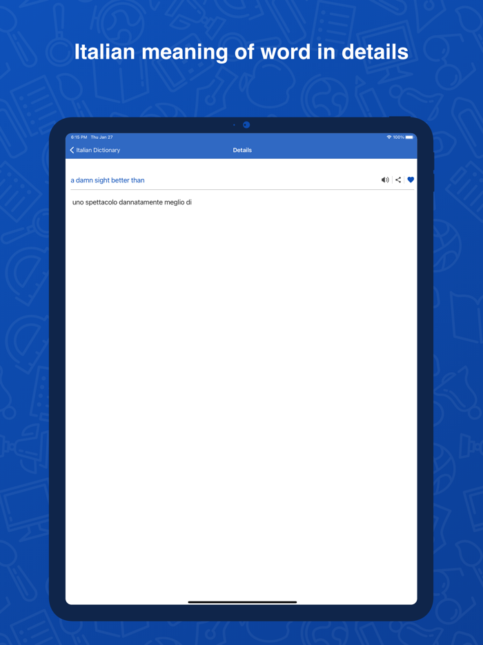 Italian Dictionary Translator