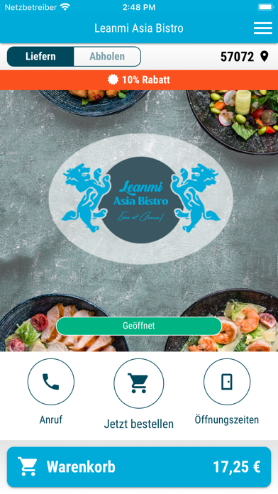 Leanmi Asia Bistro Screenshot