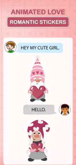 Game screenshot Animated Love Romantic Sticker apk