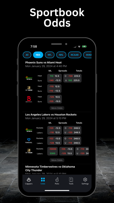 AI Sports Picks Screenshot