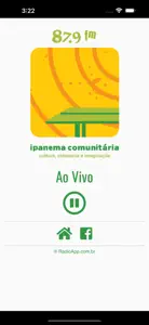 Ipanema Comunitária 87.9 FM screenshot #1 for iPhone