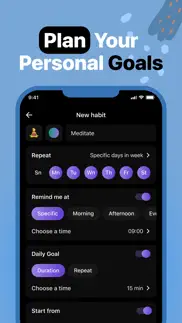 habiton: goal & habit tracker iphone screenshot 2