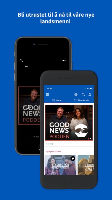 Good News Medvandrer-appen Screenshot