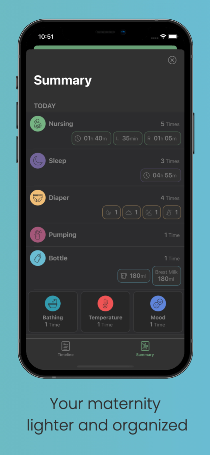 TicTacBaby Baby Care Tracking