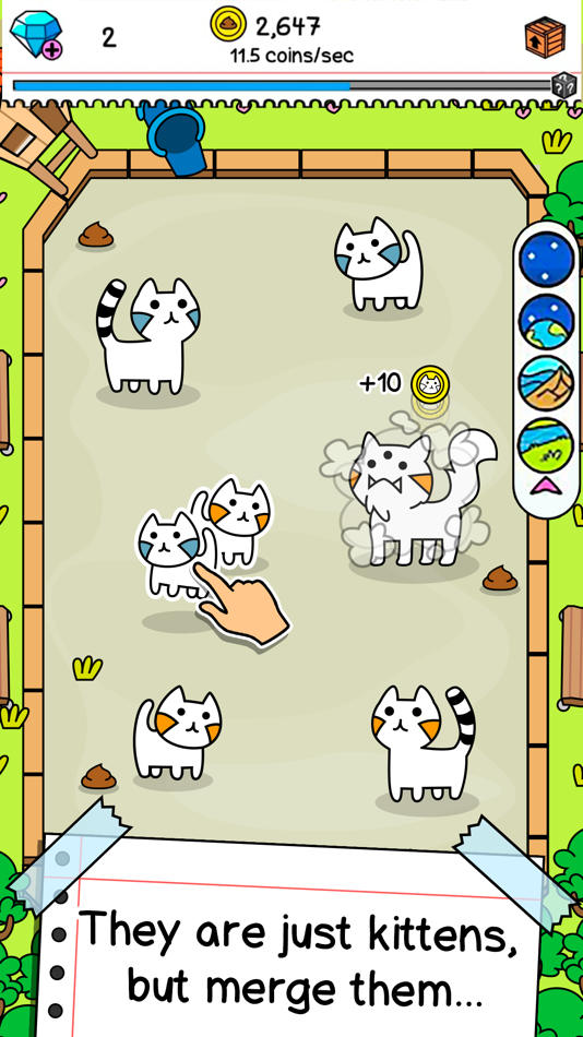Cat Evolution: Kitty Fusion - 1.0.72 - (iOS)