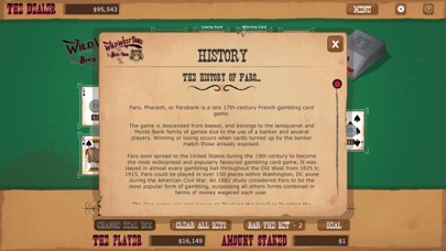 Wild West Faro Screenshot