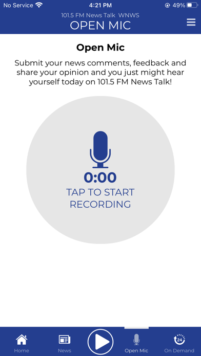 WNWS News/Talk 101.5FM Screenshot