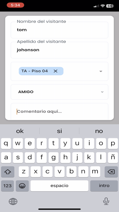 TS APP Screenshot