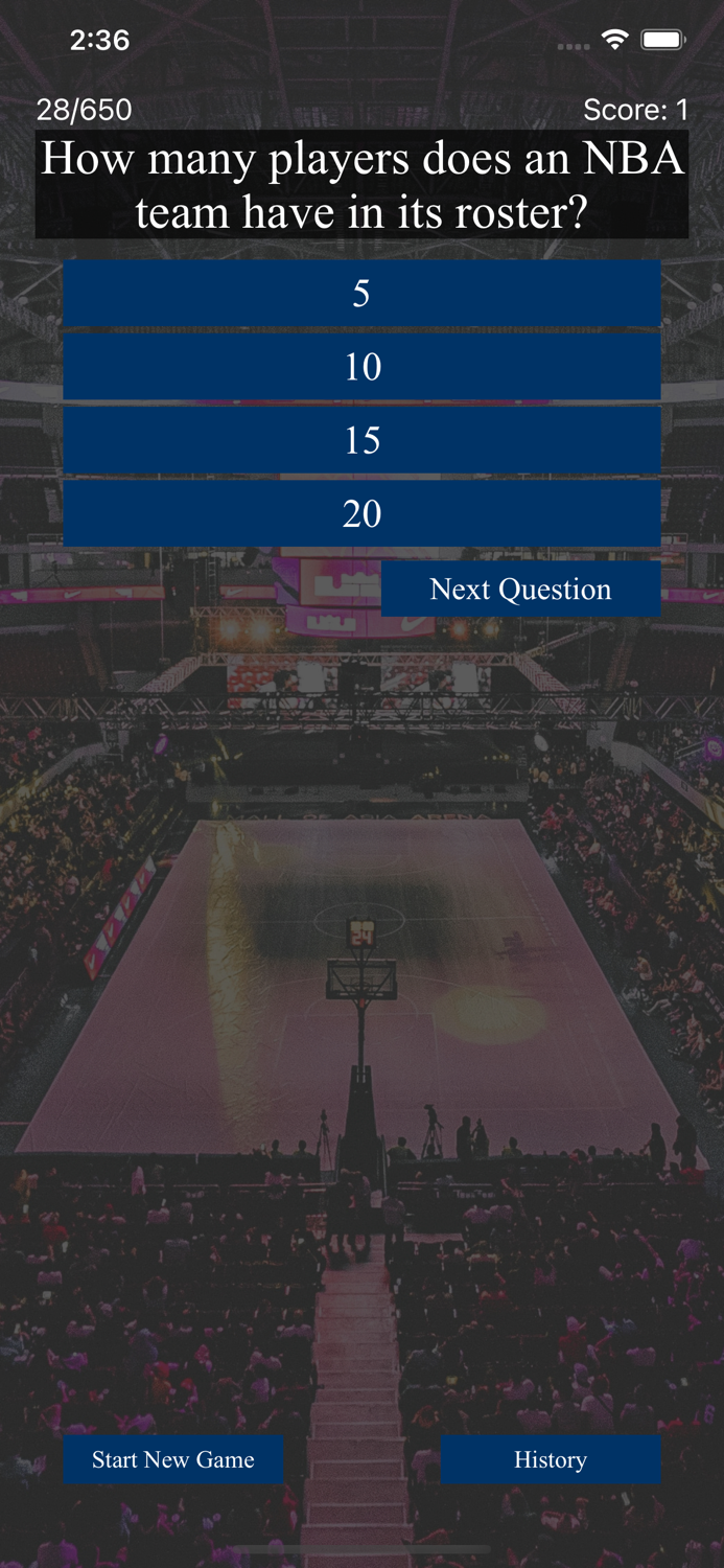 Basketball Trivia Pro 50fifty
